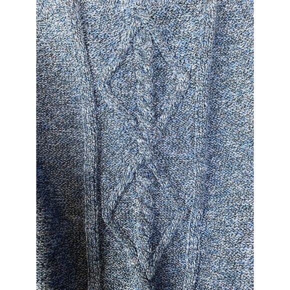 Womens Blue Cable Knit Sweater By So. Size S Long Sleeve - Picture 3 of 5